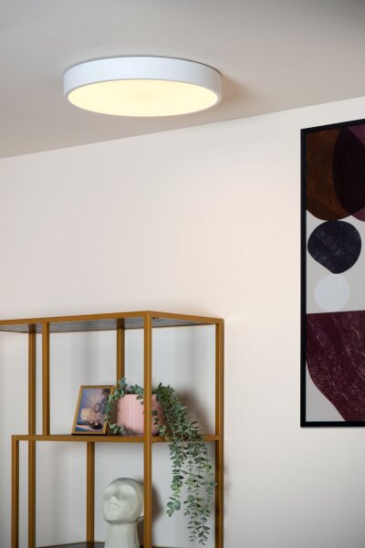 LED Deckenleuchte dimmbar blendarm Weiß 2700K Ø39,5 cm