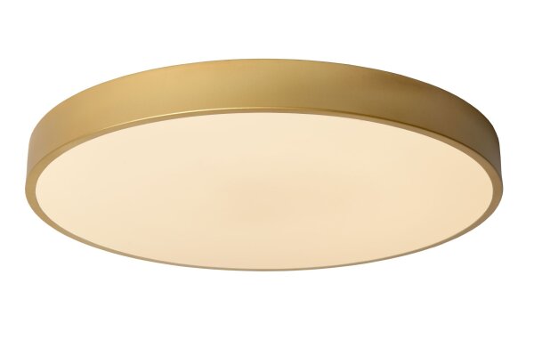 LED Deckenlampe dimmbar blendarm Messing 2700K Ø49,5 cm