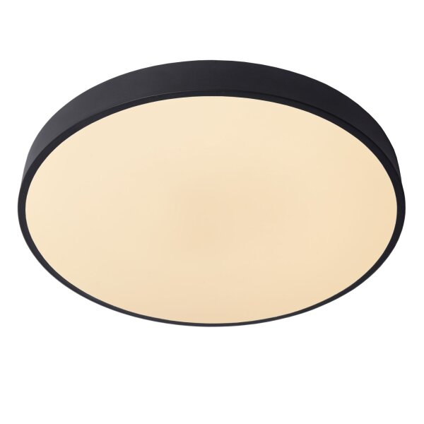 LED Deckenleuchte dimmbar Schwarz 2700K Ø49,5 cm