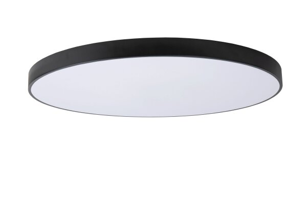LED Deckenleuchte dimmbar blendarm Schwarz 2700K Ø80 cm