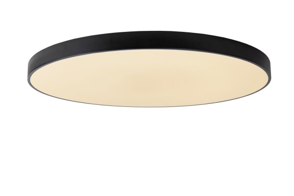 LED Deckenleuchte dimmbar blendarm Schwarz 2700K Ø80 cm