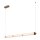 LED Pendelleuchte Glas Weiß CCT 2200-3000K L:122,5 cm