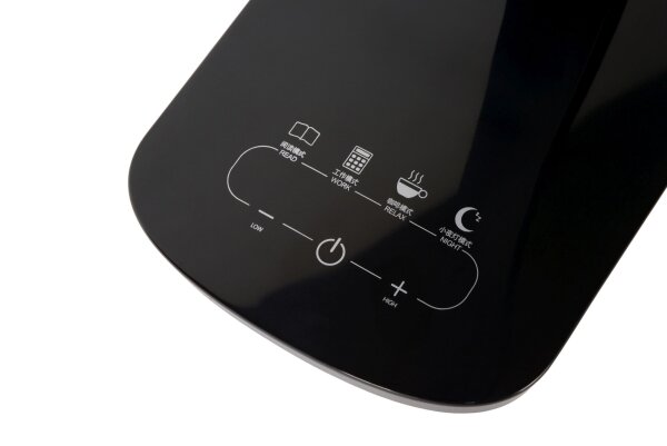 LED Tischlampe schwenkbar Schwarz 2700-6500K H:42 cm