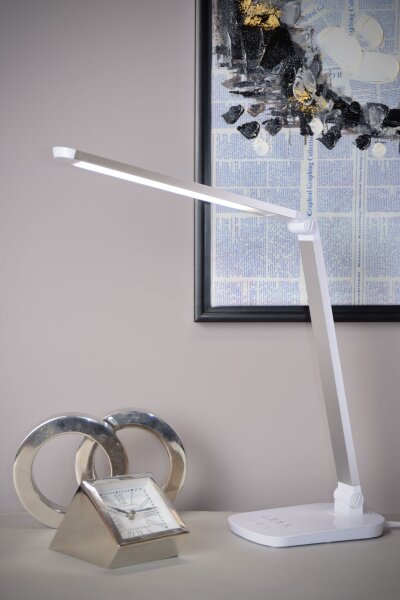 LED Tischleuchte schwenkbar Weiß 2700-6500K B:13,5 cm