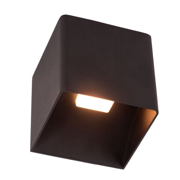 LED Wandleuchte Akku Sensor Up Down Schwarz 2700K IP54