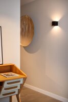 LED Wandleuchte Akku Sensor Up Down Schwarz 2700K IP54