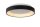 LED Deckenlampe Schwarz Ring 2700K Ø28 cm 1700 lm