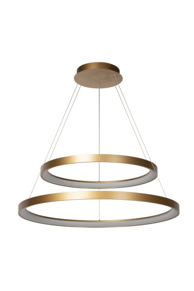 LED Kronleuchter verstellbar Messing 2700K B:78 cm