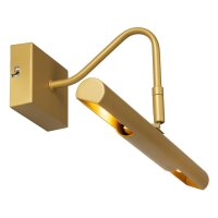 Bilderleuchte Messing 2-flammig G9 H:15,7 cm modern