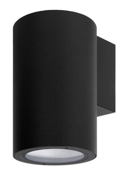 Außenwandlampe Aluminium Schwarz E27 IP54 T:14,6 cm