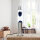 Harmonische Lavalampe Blau Silber rund Ø6cm TIMMY