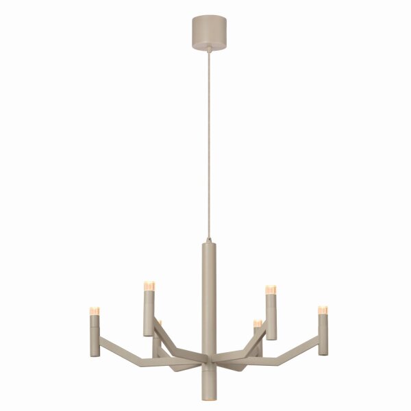 Kronleuchter verstellbar Taupe G9 GU10 Ø60 cm