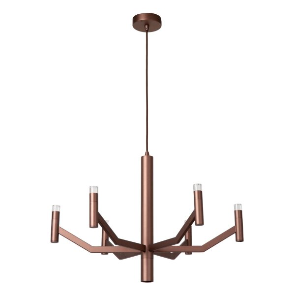 Kronleuchter verstellbar Kaffeebraun G9 GU10 Ø60 cm