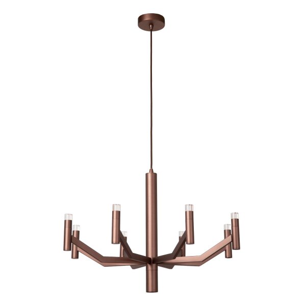 Kronleuchter verstellbar Kaffeebraun G9 GU10 Ø80 cm