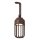 LED Außenwandlampe Akku Alu Rostbraun 2700-4000K IP54