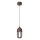 LED Pendelleuchte außen Alu Rostbraun 2700K IP54