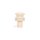 Tischlampe Metall Beige Retro E27 H:25,5 cm modern
