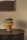 Tischlampe Metall Taupe Retro E27 H:25,5 cm Vintage