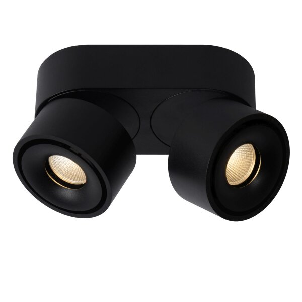 LED Deckenlampe schwenkbar Alu Schwarz 2700K H:8,2 cm