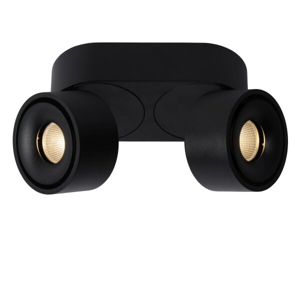 LED Deckenlampe schwenkbar Alu Schwarz 2700K H:8,2 cm