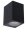 Außenwandleuchte Aluminium Schwarz GU10 IP44 B:6,8 cm