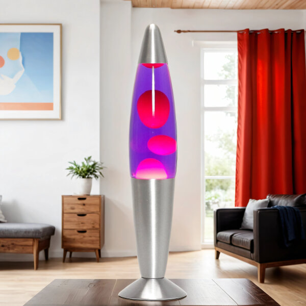 Jugendzimmer Lavalampe Lila Rot TIMMY Partylicht