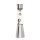 Silberne Lavalampe SANDRO 39cm Retro Tisch elegant