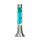 Design Lavalampe Blau Wachs Weiß 38cm hoch YVONNE