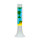 Lavalampe YVONNE Blau Gelb farbenfroh H:38cm