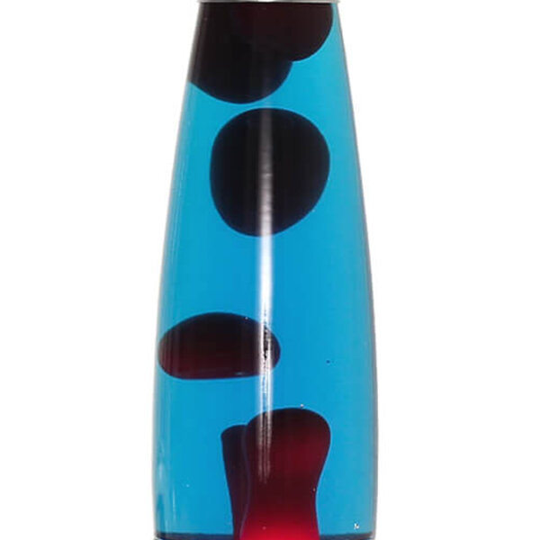 Retro Lavalampe Blau Rot 40cm G9 verspielt ANGELINA