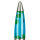 Bunte Lavalampe Blau Wachs Grün JENNY 42cm hoch