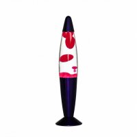 Fröhliche Lavalampe TIMMY Blau Rot 36 cm klein