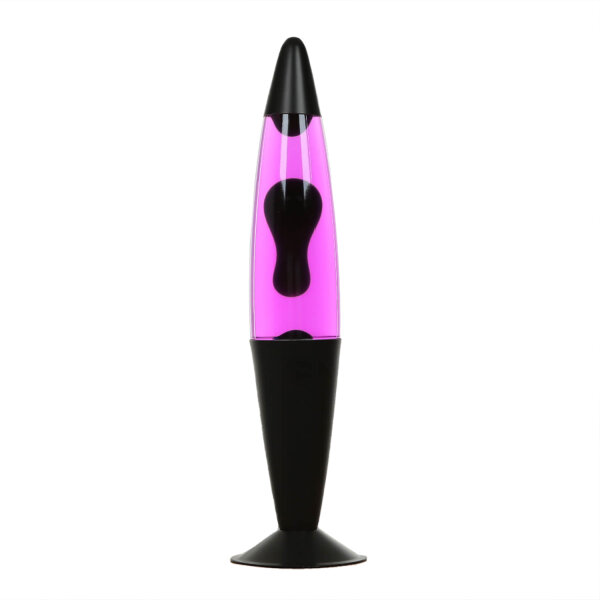 Feminine Lavalampe Pink dunkles Lila Wachs JENNY
