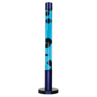 Design Lavalampe XXL Blau Hellblau rund 76cm ALAN