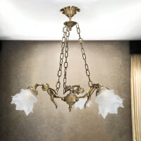 Premium Pendelleuchte Putti Bronze