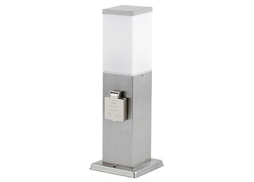 Außenleuchte Edelstahl 2-fach Energiesäule 36cm IP44