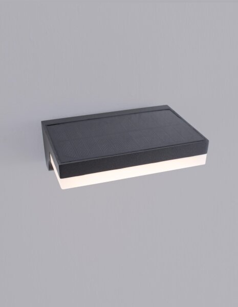 LED Außenwandleuchte IP65 Bewegungsmelder 16 cm Anthrazit