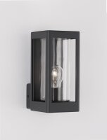 Außenwandleuchte IP54 E27 24 cm hoch Dunkelgrau...
