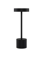 Akku Tischlampe LED kabellos IP54 30 cm Schwarz Touch Dimmer