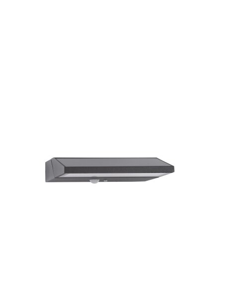 LED Außenwandleuchte IP65 18 cm breit Anthrazit Glas BEALE