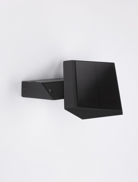 LED Außenwandleuchte IP65 18 cm breit Anthrazit Glas BEALE