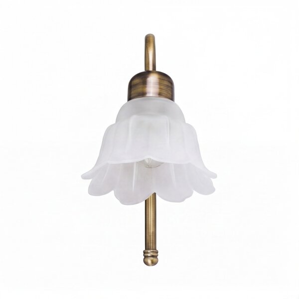 Wandleuchte Messing in Antik edel Flur Schlafzimmer