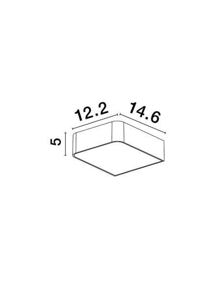 LED Außenwandleuchte Downlight IP65 12,2 cm breit Anthrazit