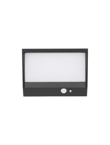 LED Wandlampe außen IP65 Bewegungsmelder 18,6 cm Anthrazit Weiß