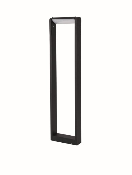 LED Wegeleuchte Schwarz 80 cm hoch IP54 schwenkbar warmweiß