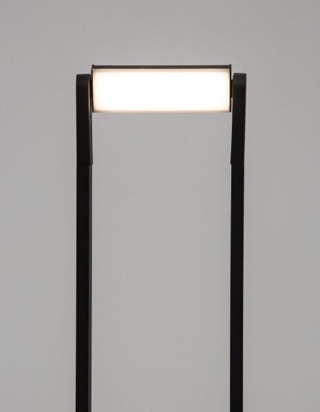 LED Wegeleuchte Schwarz 80 cm hoch IP54 schwenkbar warmweiß