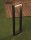 LED Wegeleuchte Schwarz 80 cm hoch IP54 schwenkbar warmweiß