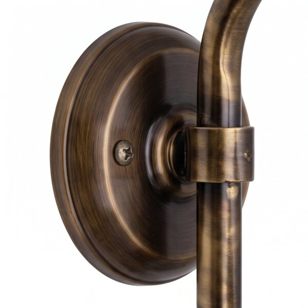 Designer Wandlampe aus Messing groß ANGELOS Treppe