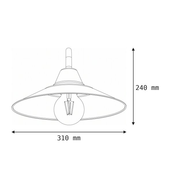 Designer Wandlampe aus Messing groß ANGELOS Treppe