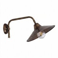 Designer Wandlampe aus Messing groß ANGELOS Treppe